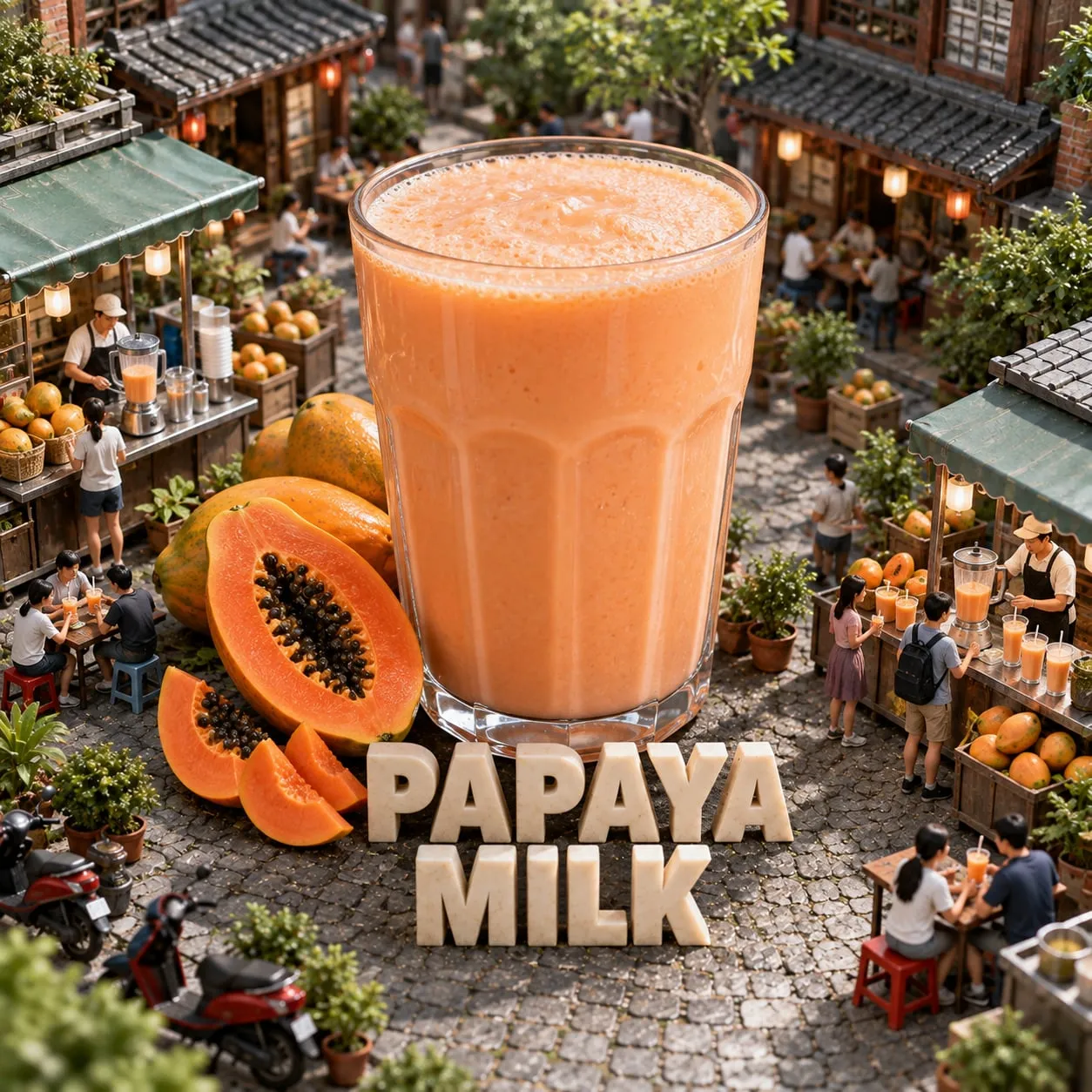 Susu Pepaya (木瓜牛奶)