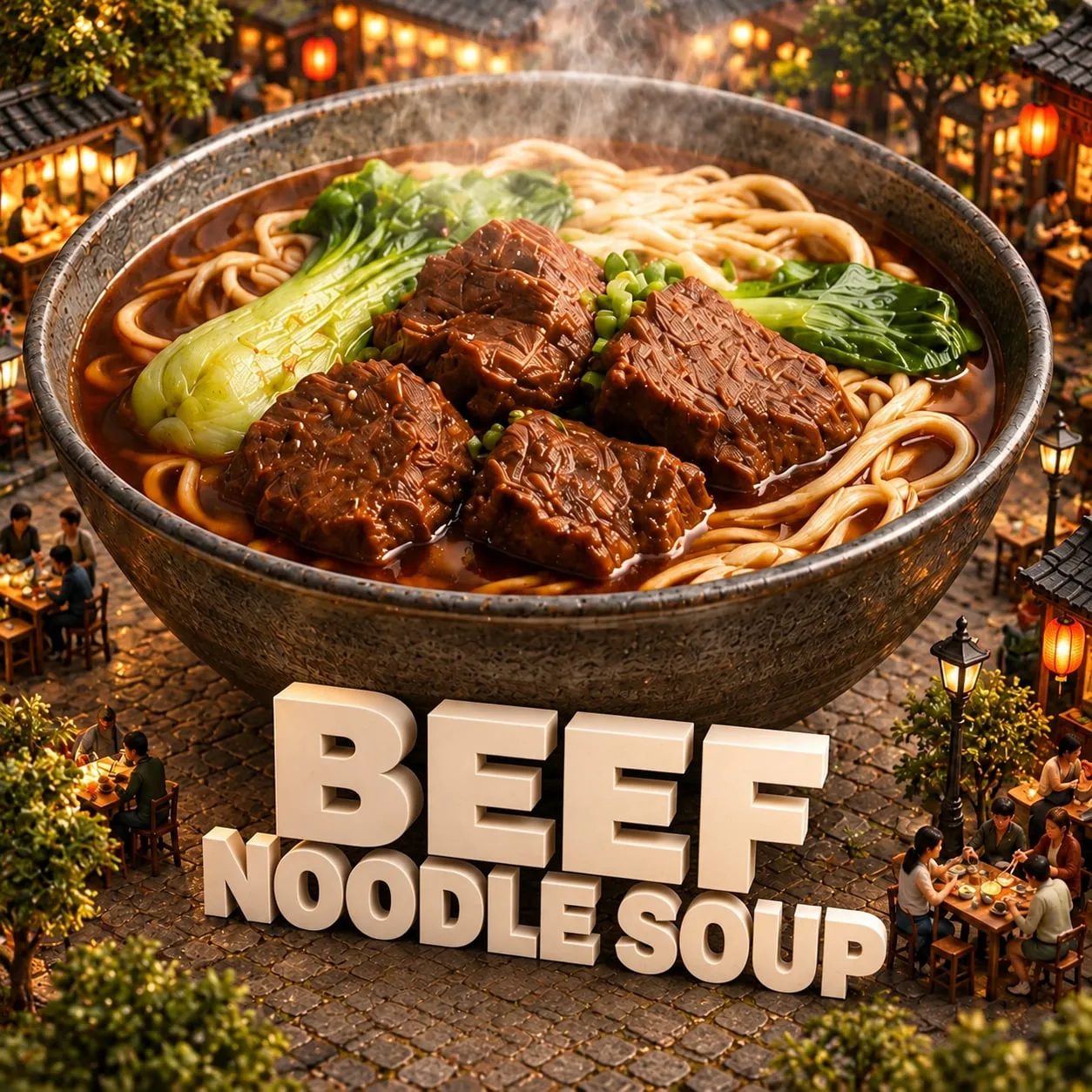 Beef Noodle Soup (牛肉麵)
