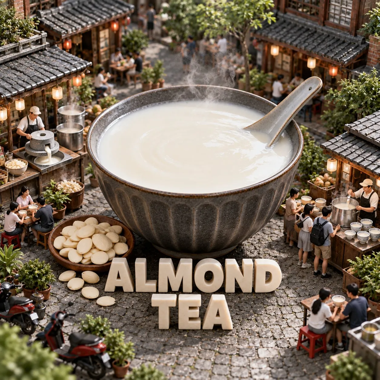 Teh Almond (杏仁茶)