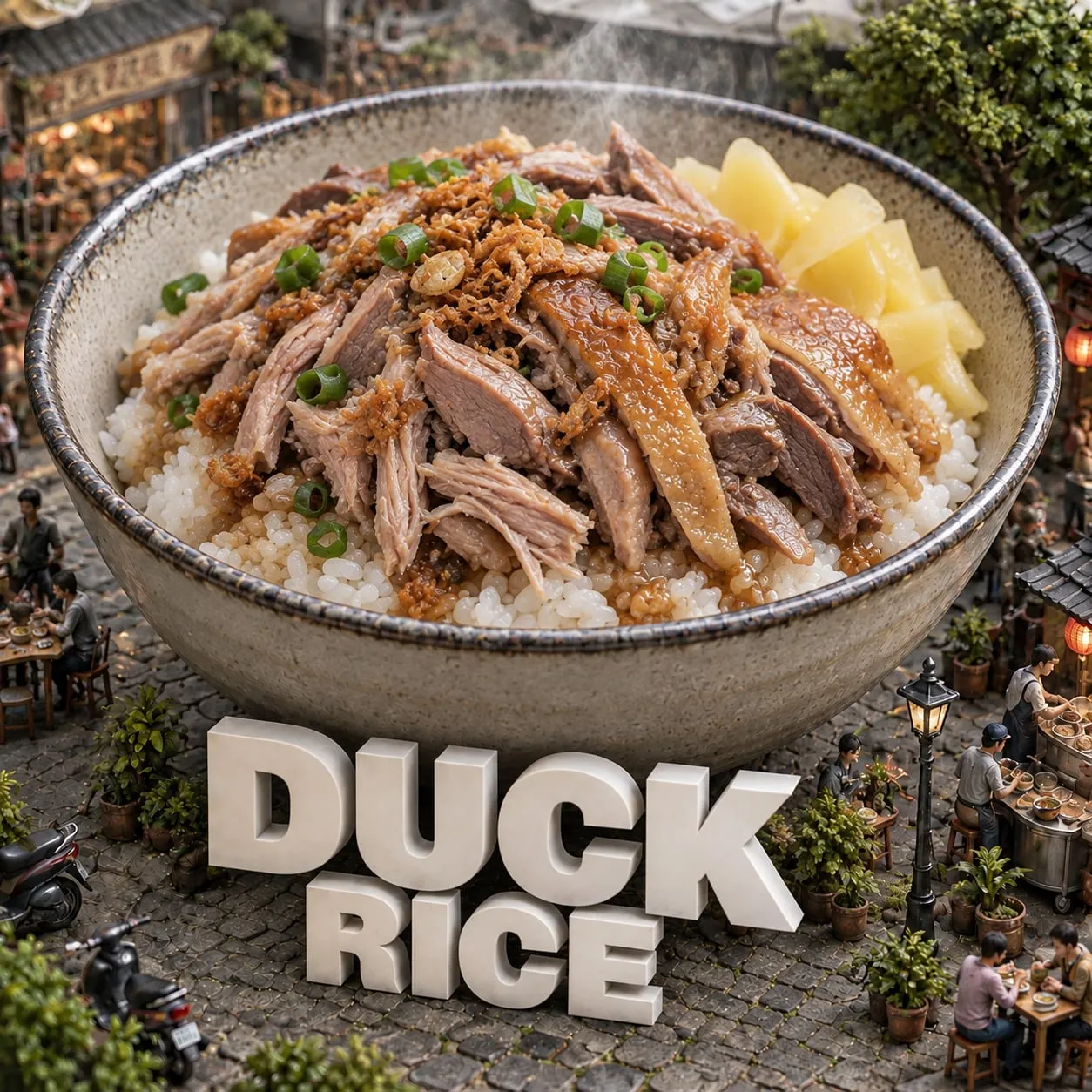 오리고기 덮밥 (鴨肉飯)